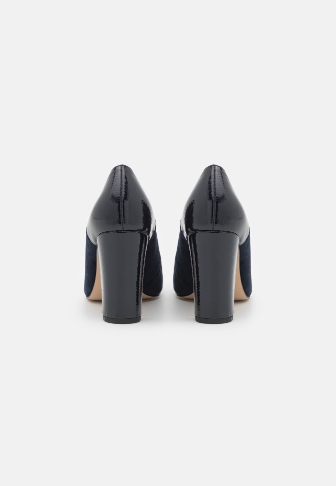 Gabour | Cuir Bleu Foncé Exclusif - Talons Classiques